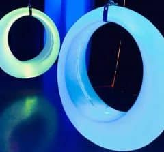 LED Swings From Modern Event Rentals That Make Event Unique.