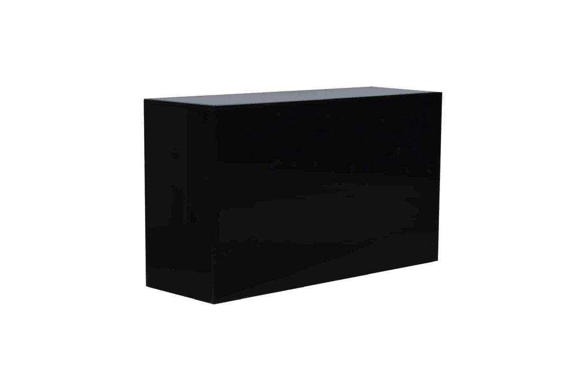 Black Acrylic Bar Rentals