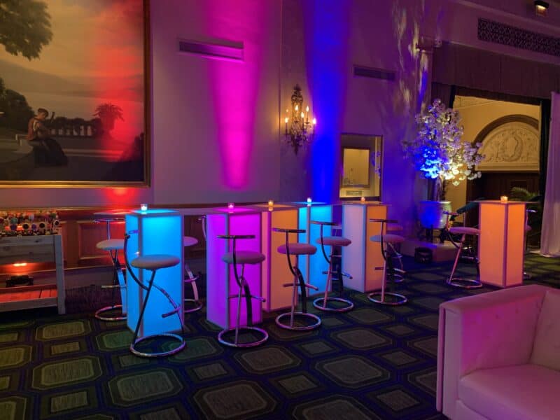 Illuminated Bar Rentals-Modern Event Rental
