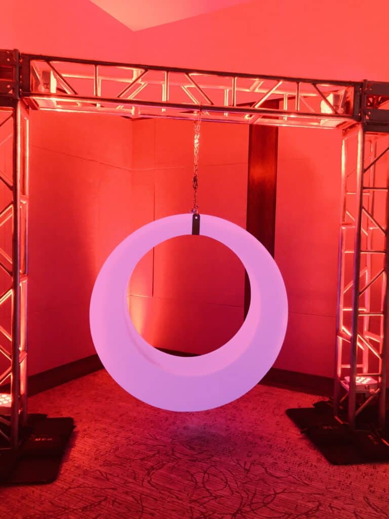 LED Swings for event rental-Modern Event Rental