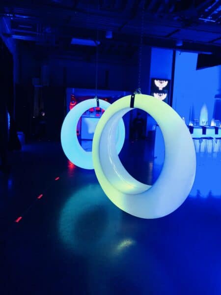 led swings for chicago events-Modern event rental